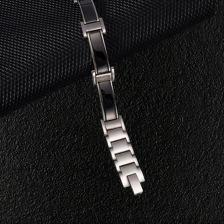 Modern Design Steel Banded Bracelet