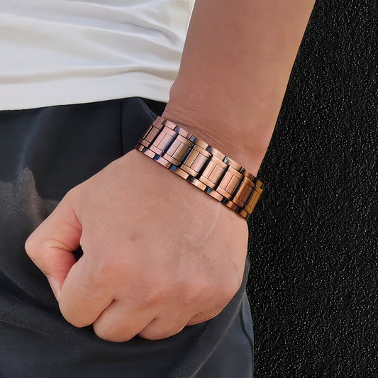 Men's 21mm Wide Pure Copper Bracelet