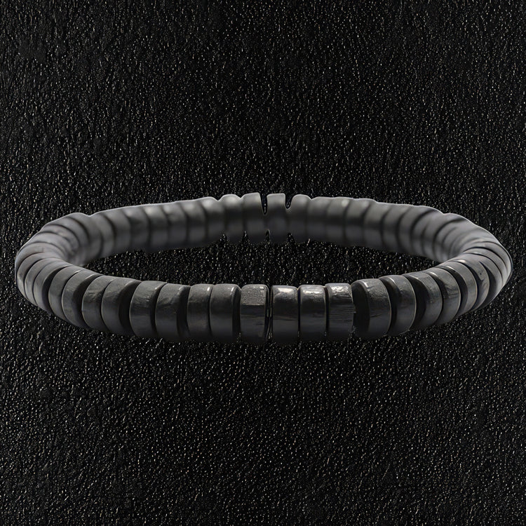 Black Wooden Bead Bracelets
