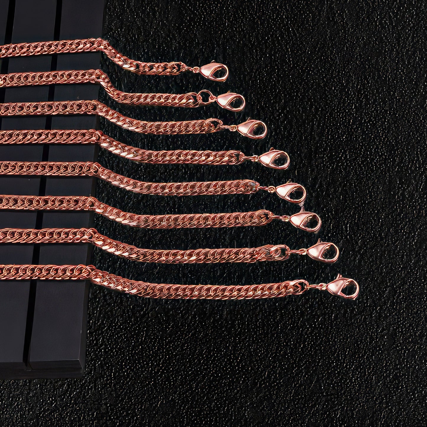 Women's Pure Copper Cuban Chain Bracelets