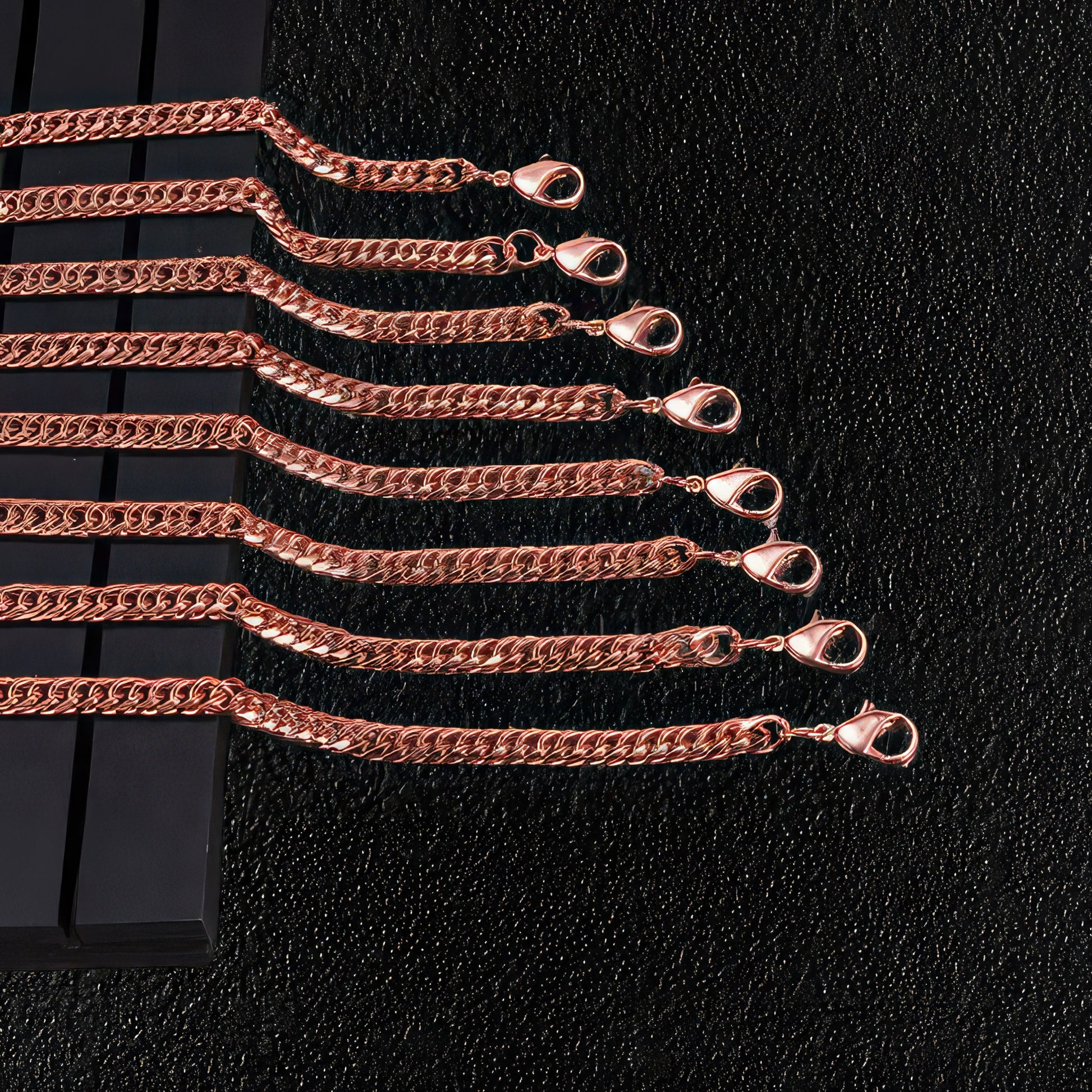 Women's Pure Copper Cuban Chain Bracelets