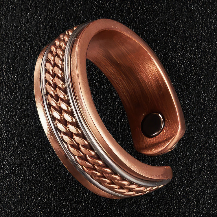 Pure Copper Twist Ring