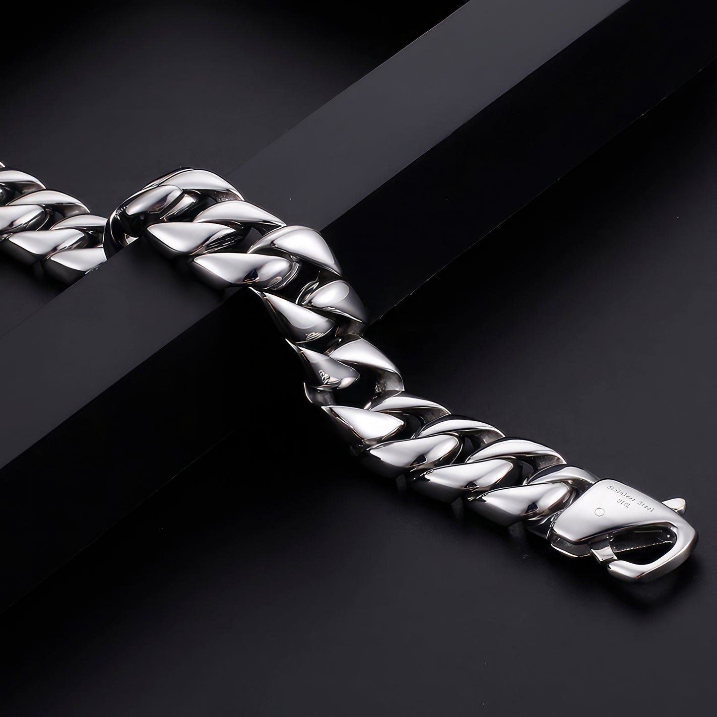 Men's Rounded Link Cuban Curb Bracelet