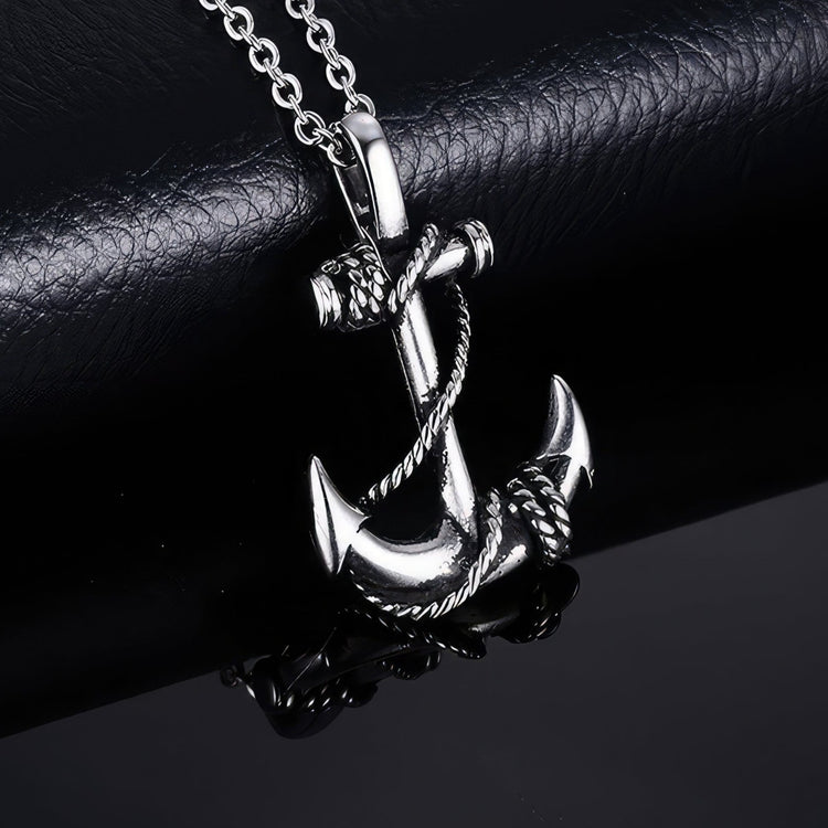 Sailor's Anchor Pendant & Necklace