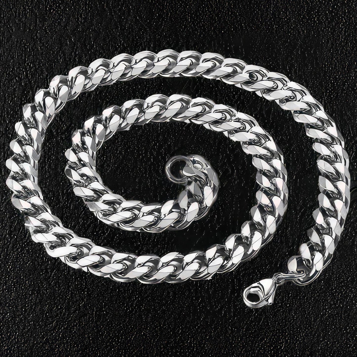 Stainless Steel Cuban Chain Necklace