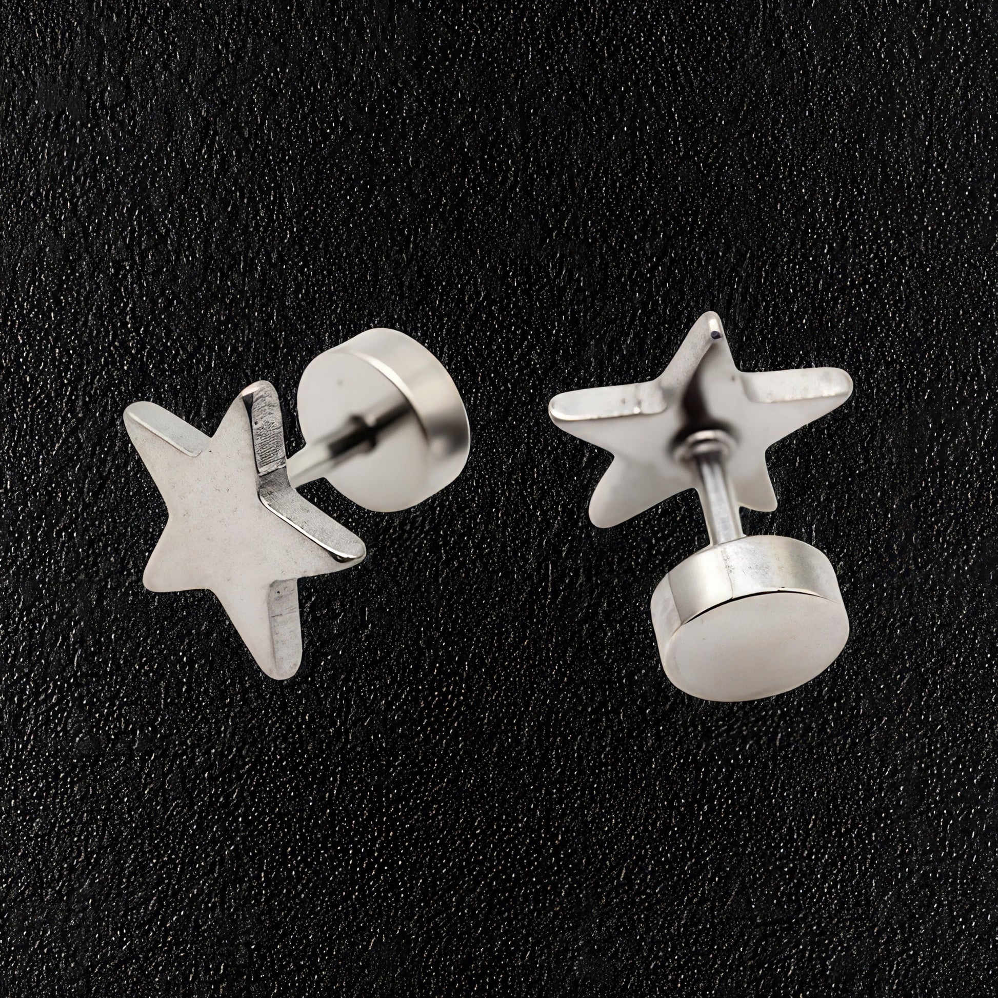 Men's Star Stud Earrings