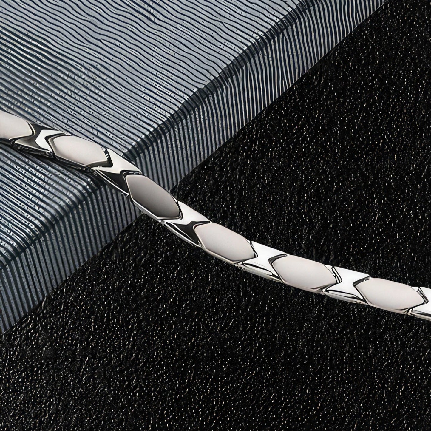 TA1 Titanium X Link Choker Necklace