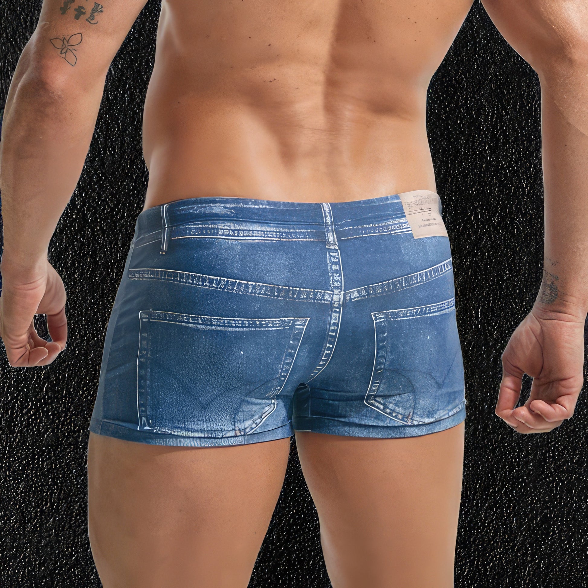 Denim Look Swimming Trunks