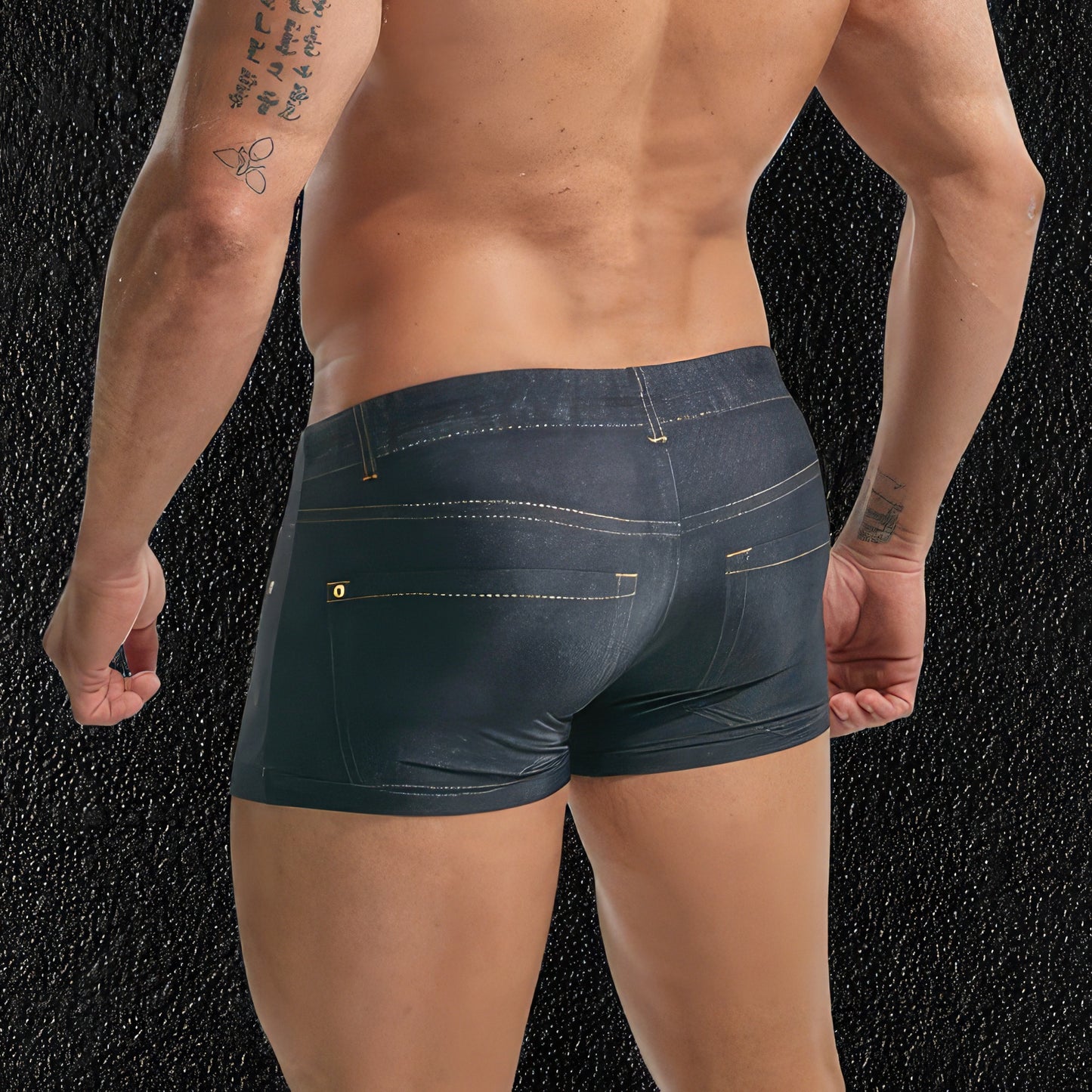 Denim Style Swim Shorts