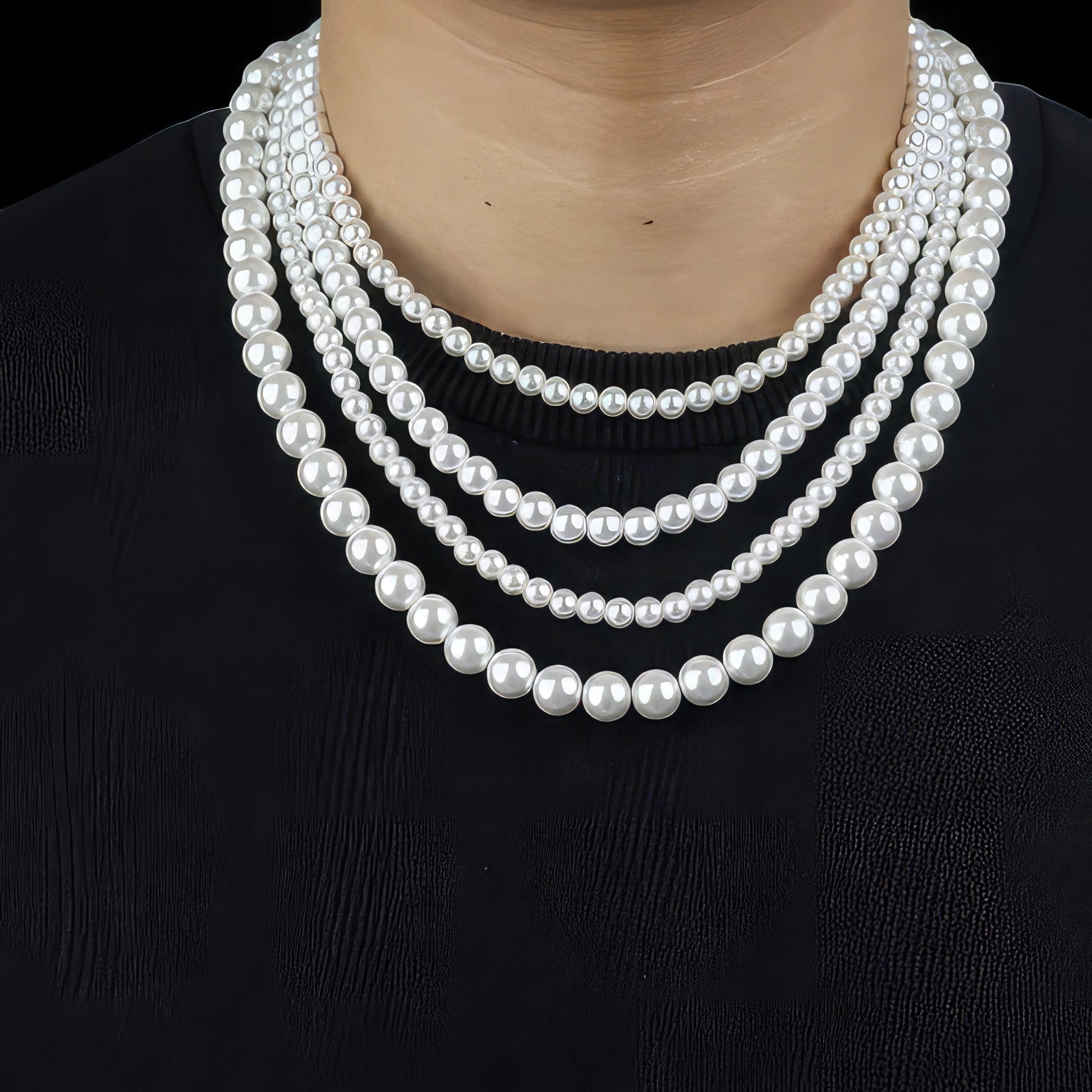 Men's Pearl Neck Chain