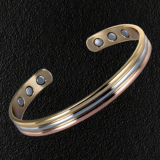 Three Tone Copper Bangle