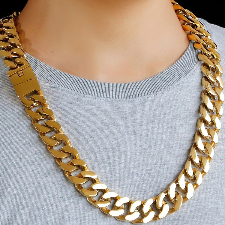 Best Quality Heavy Cuban Curb Link Chain Necklace
