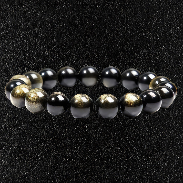 Black Gold Obsidian Bracelet