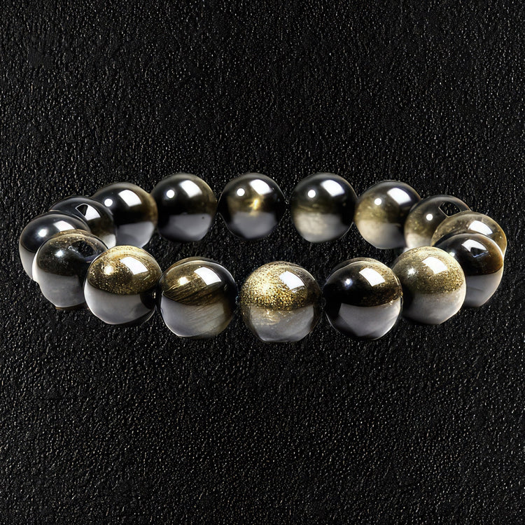 Black Gold Obsidian Bracelet
