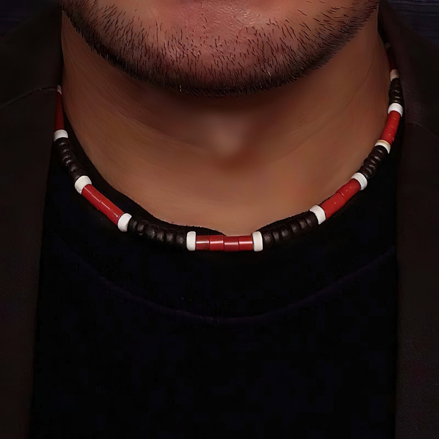 Guy's Coral Snake Necklace