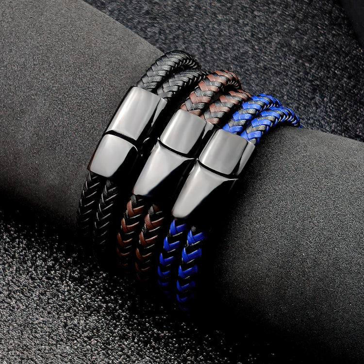 High Quality Criss Cross Leather Bracelet
