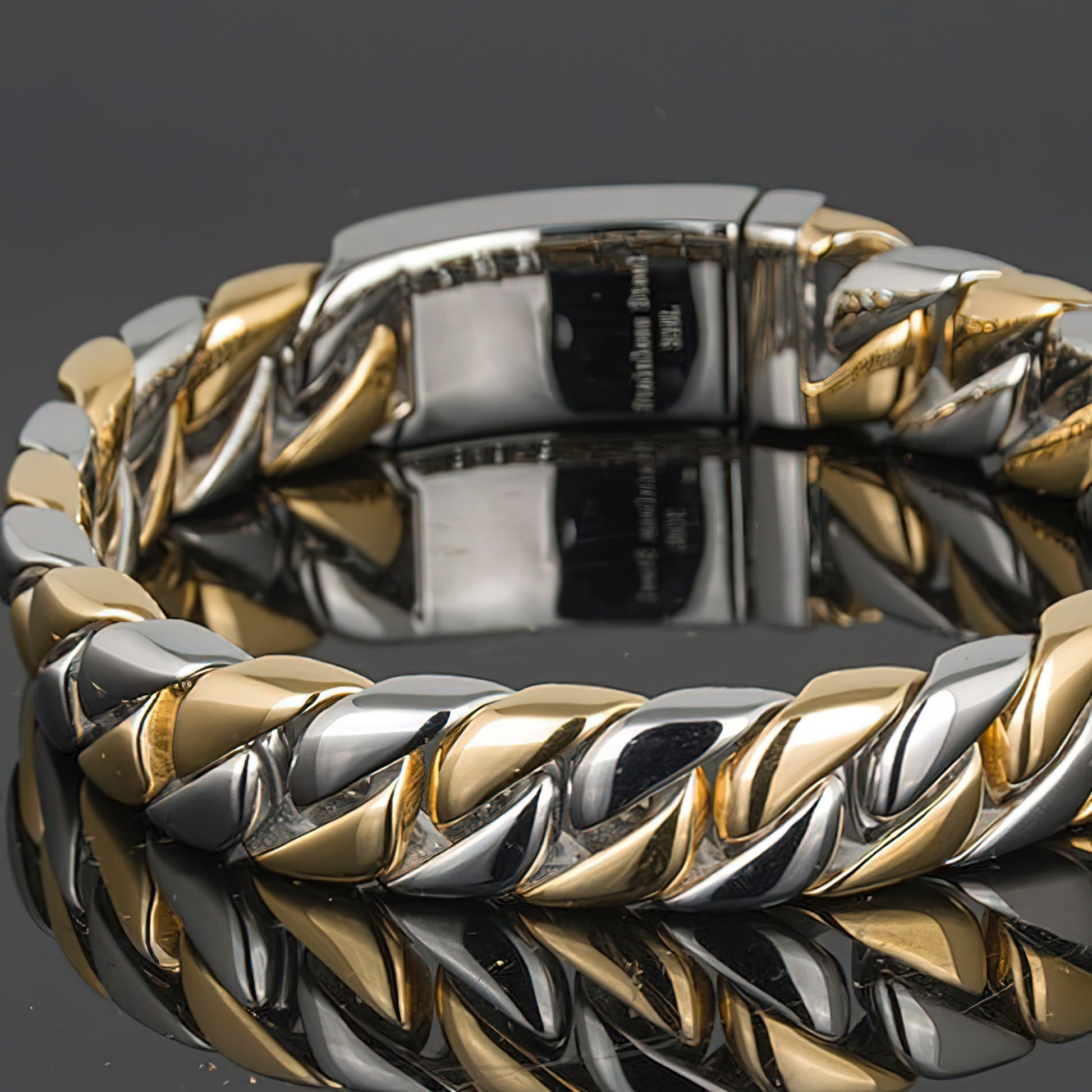 Stainless Steel Cuban Curb Link Bracelets