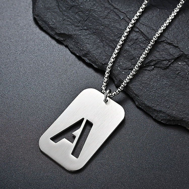 Steel Personalized letter Dog Tags For Men