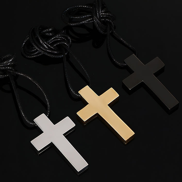 Zuringa Large Minimalist Cross Pendant