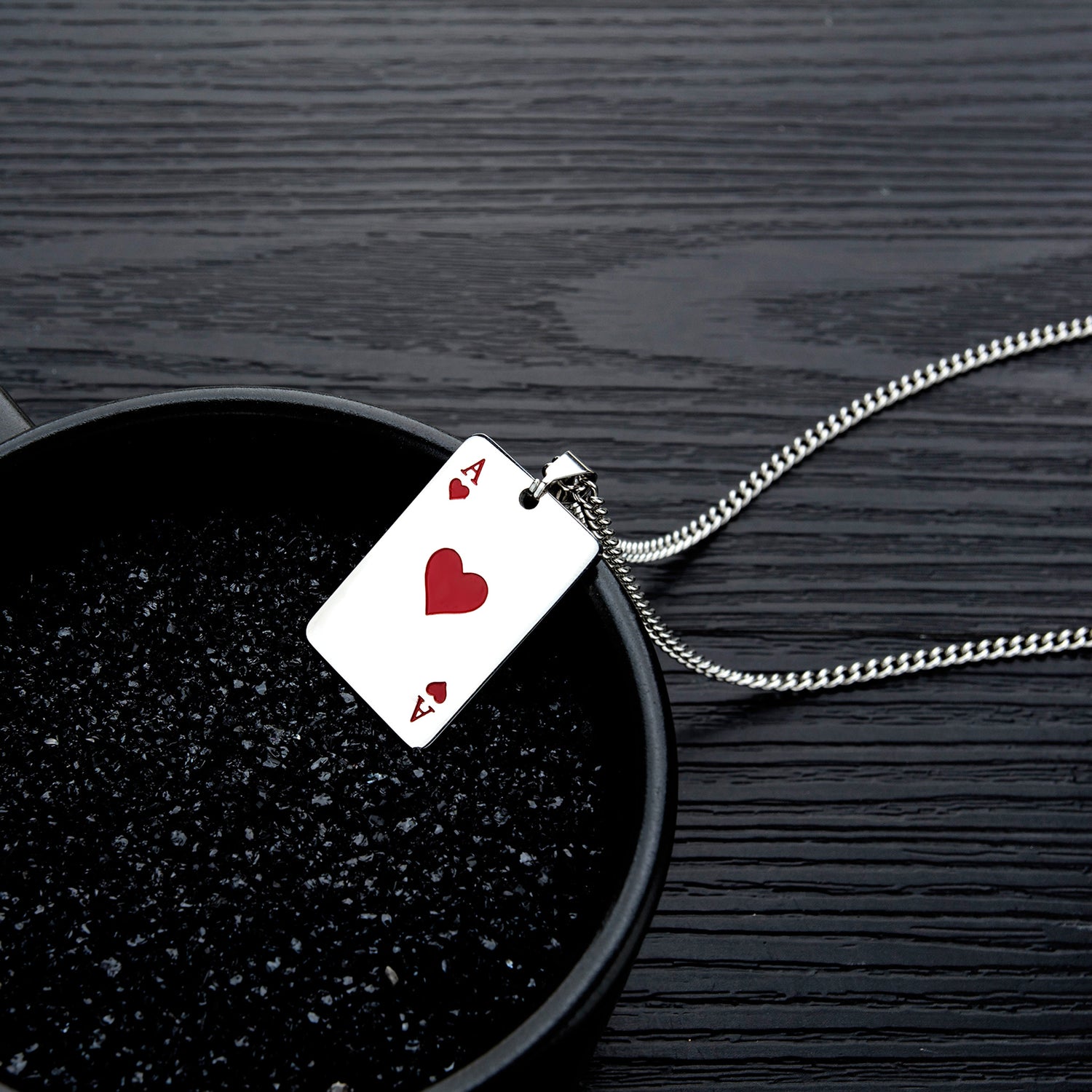 Zuringa Poker Ace Pendant Necklace