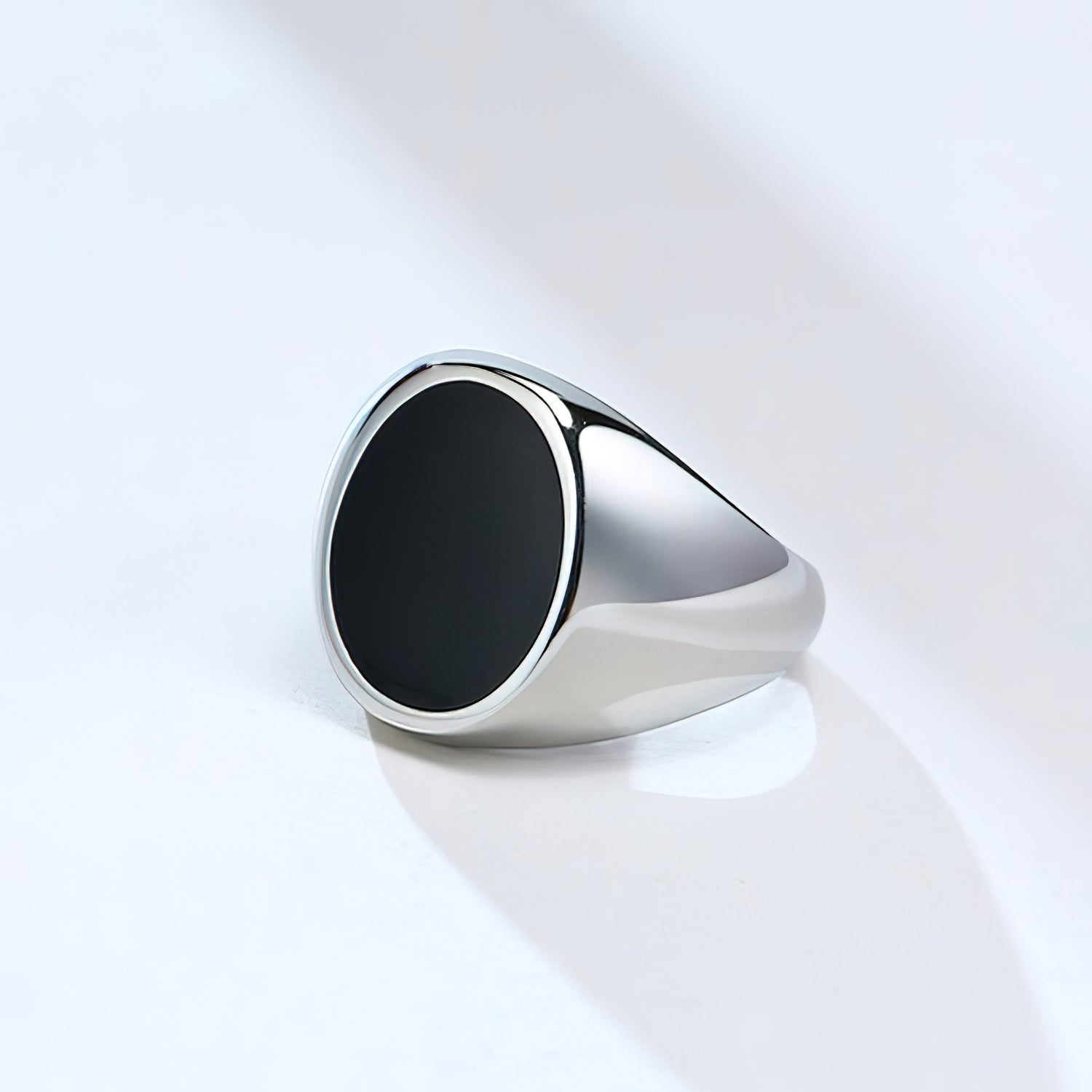 Oval Stainless Steel Ring