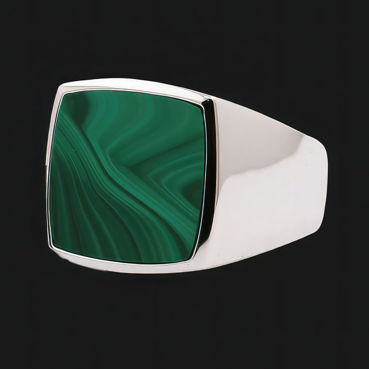 The Superior - Men's Malachite Ring – GoodRings