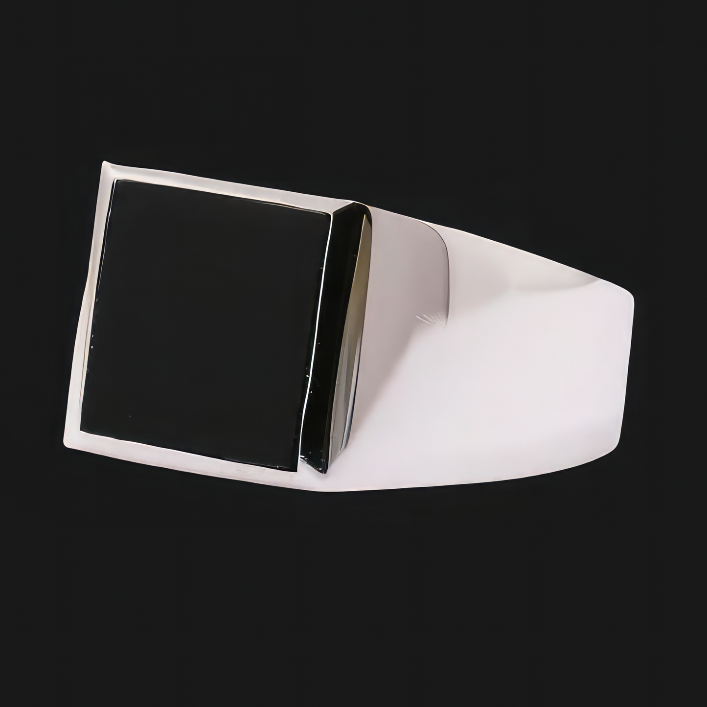 Sterling Silver Square Onyx Ring