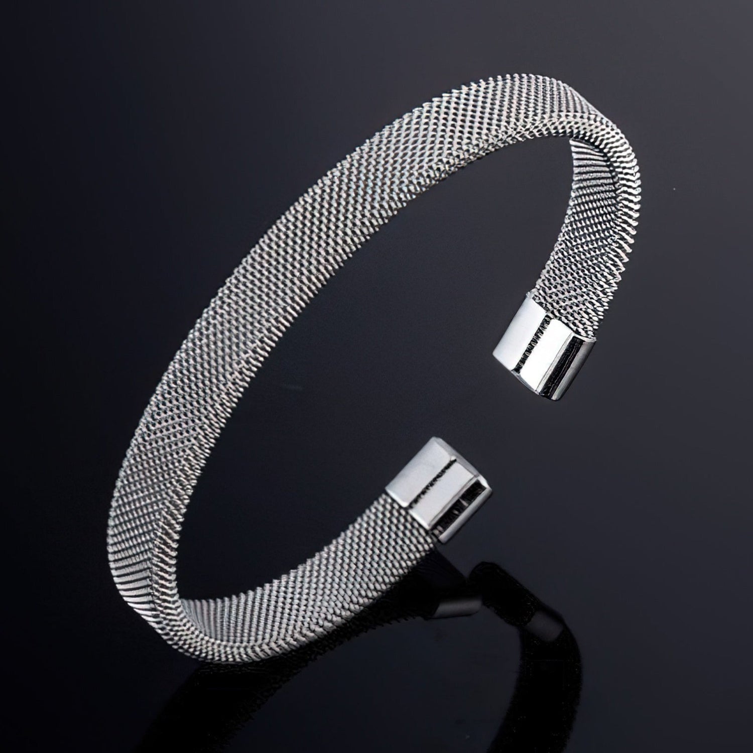 Stainless Steel Wire Mesh Bangle