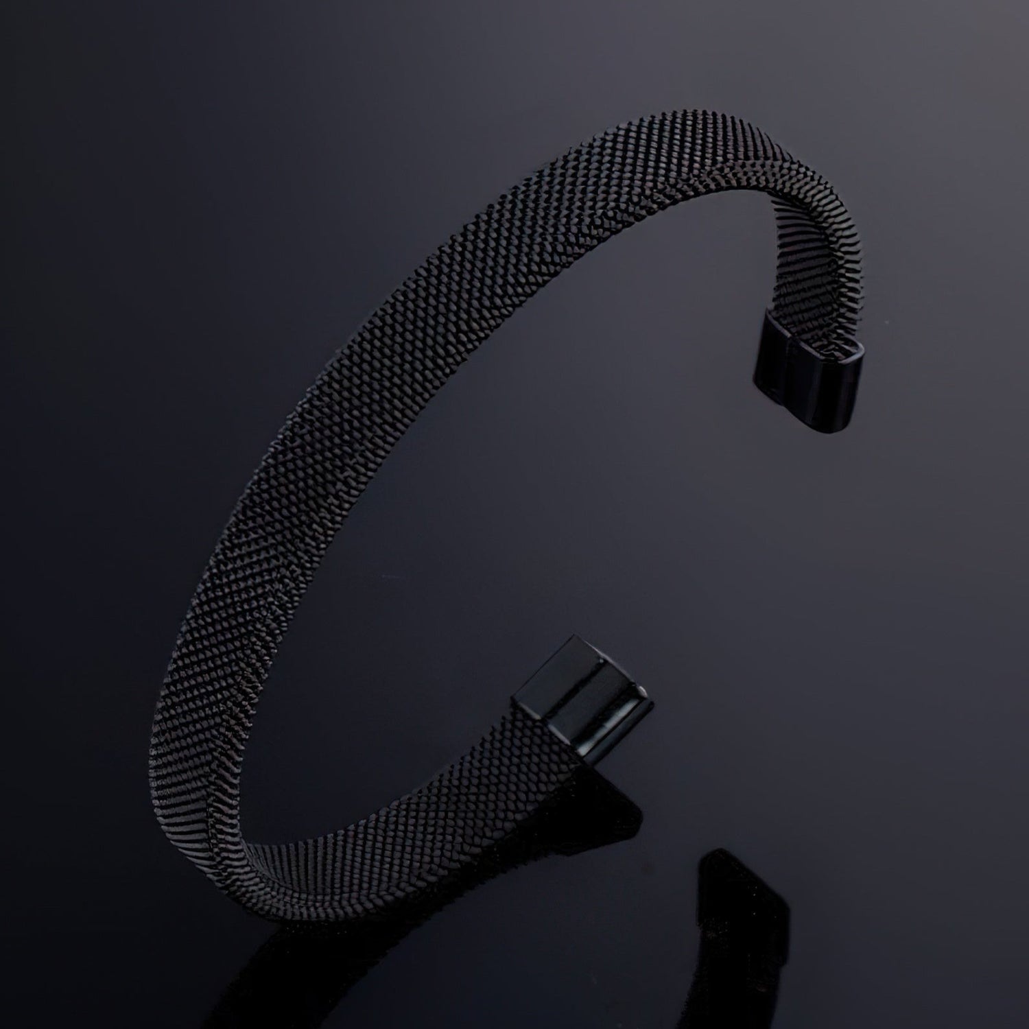 Stainless Steel Wire Mesh Cuff Bracelet