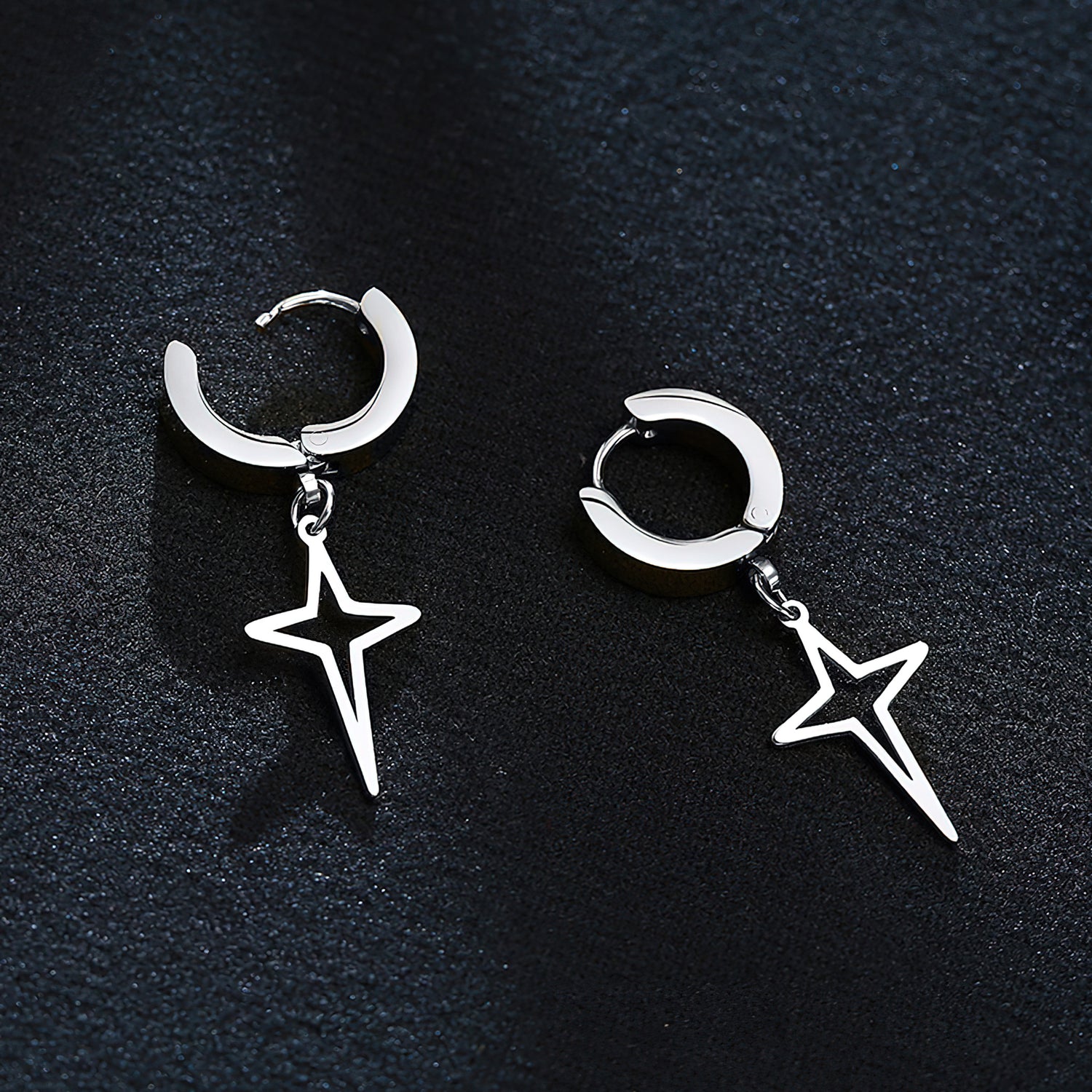 Men's Star Earrings