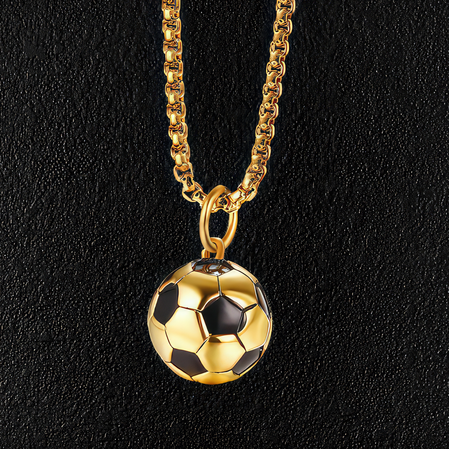 ALLYES Punk Stainless Steel Football Necklace for Men Women Trendy Sport  Long Chain Soccer Charm Pendant Necklaces Jewelry Gifts