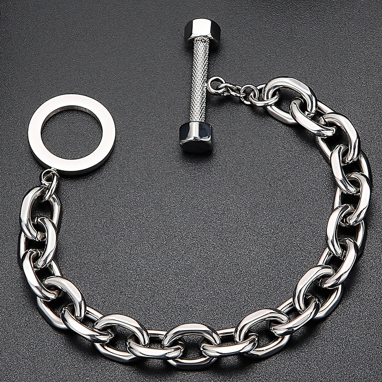 Solid Stainless Steel Chain Wristband
