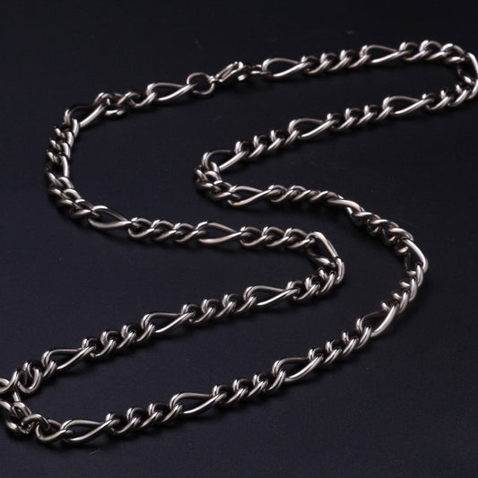 Mens Designer Titanium Chain Necklace & Pendant | UK!