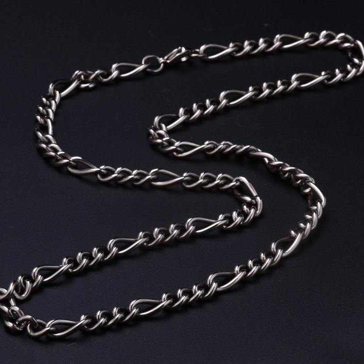 Men's Titanium Figaro Necklace