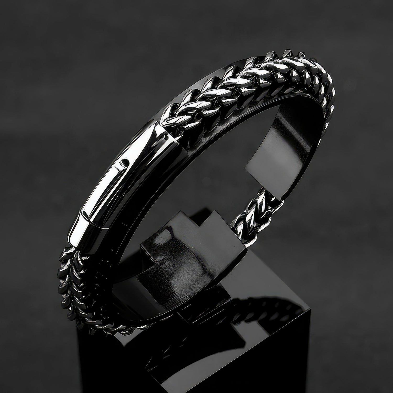 Silver Double Link Bracelet