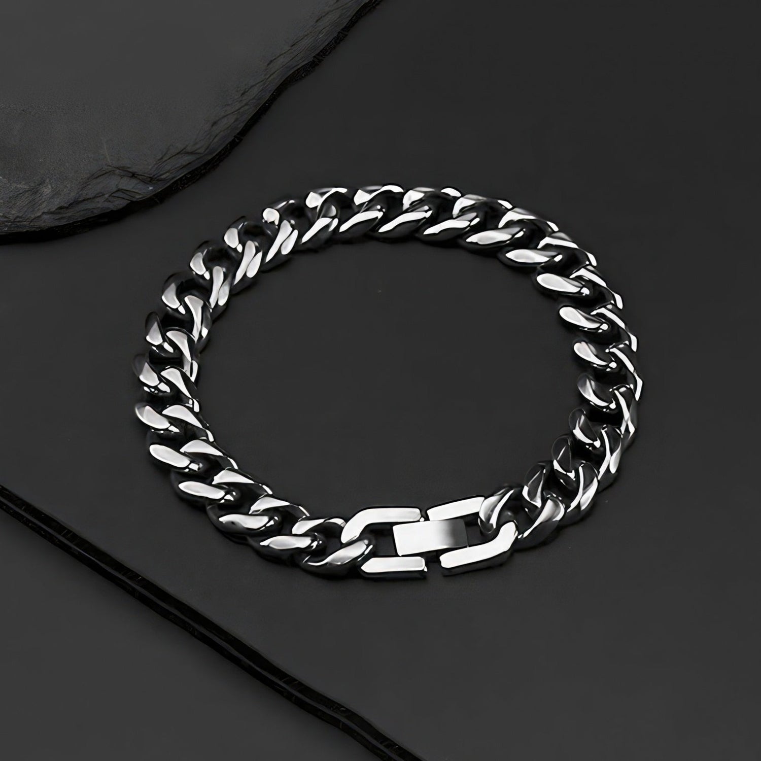 Titanium Cuban Curb Link Bracelet